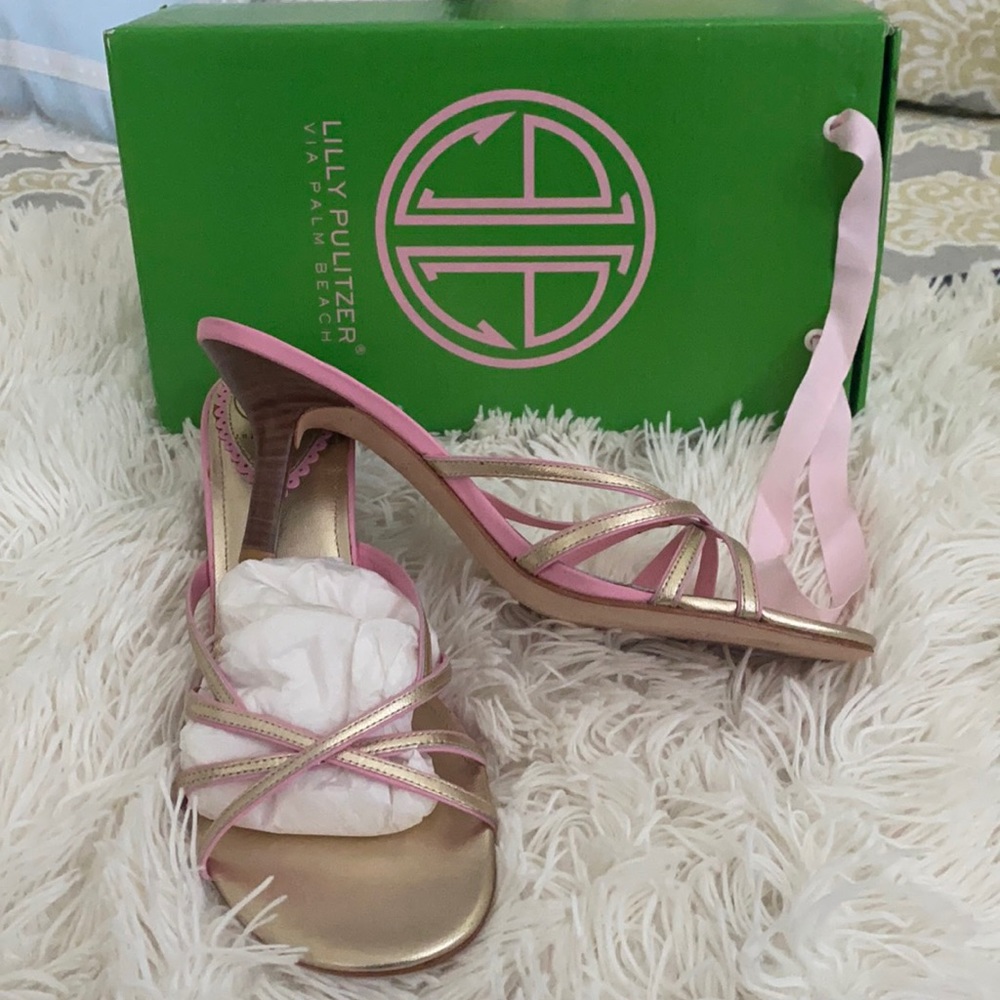 Vintage gorgeous strappy Lily Pulitzer sandals